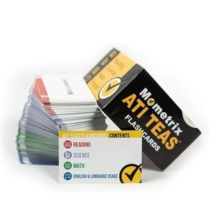 ATI TEAS Test Flashcards: ATI TEAS Exam Flash Cards Study Guide